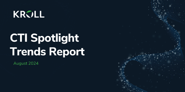 CTI Spotlight Trends Report: August 2024